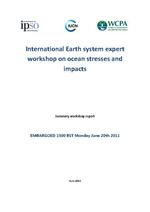 International Earth System expert workshop on ocean stresses and impact